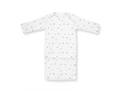 Detské pyžamko a body Klokánok, Šedé bodky, 0-2 mesiace