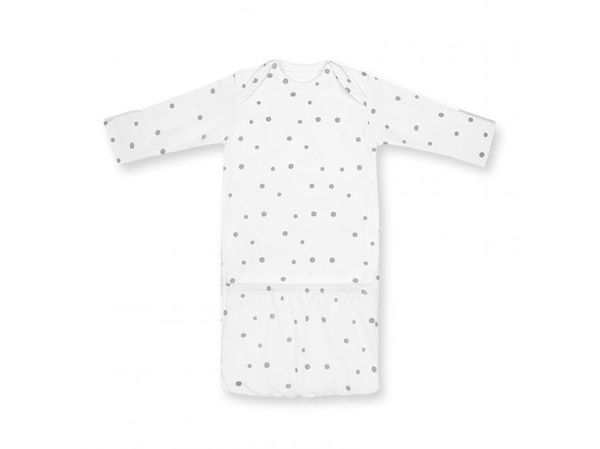 Detské pyžamko a body Klokánok, Šedé bodky, 0-2 mesiace