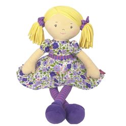 Bonikka látková bábika 41cm, Peggy – fialové šaty