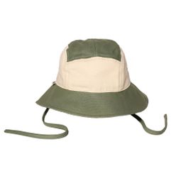KiETLA klobúčik s UV ochranou 0-1 rok, Natural / Green