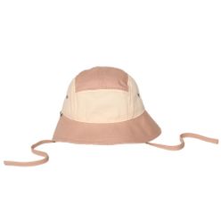 KiETLA klobúčik s UV ochranou 0-1 rok, Natural / Pink
