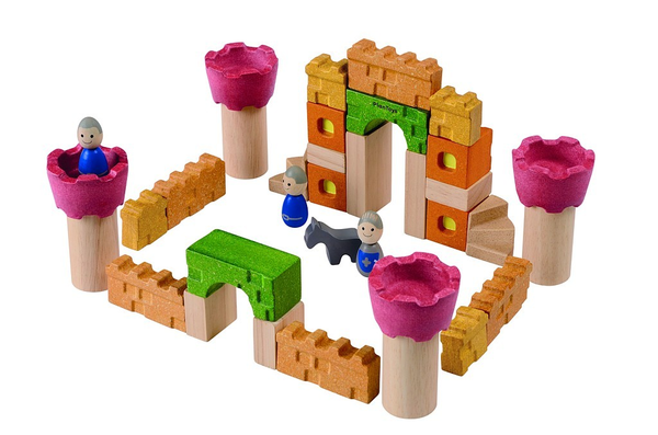 Drevené kocky - hrad