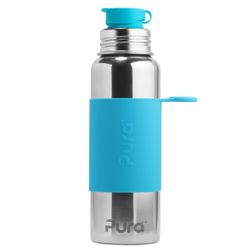 Pura® nerezová fľaša so športovým uzáverom 850ml, Aqua